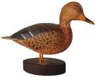 B379 Mallard Hen miniature  with it's original paint, circa 1970's 4 1/2" tall x 6" long