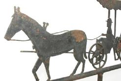 V257 Horse and Buggy Weathervane