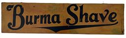 Burma Shave sign  trade sign