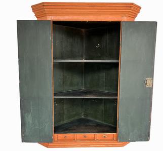 J297  hanging corner cupboard,