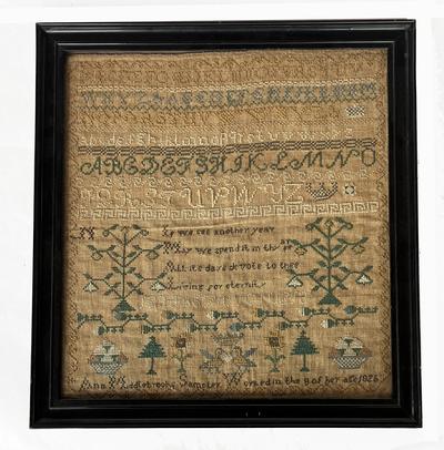 K1831 Antique Needlework Sampler