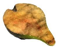L115A Stone Fruit - Half Fig.  Measurements: 3 1/8� long x 2� wide x 1� thick.  